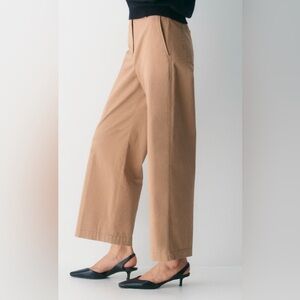NWOT Aritzia Wilfred Chino Relaxed Hi-Rise Wide Pant, women’s size 4